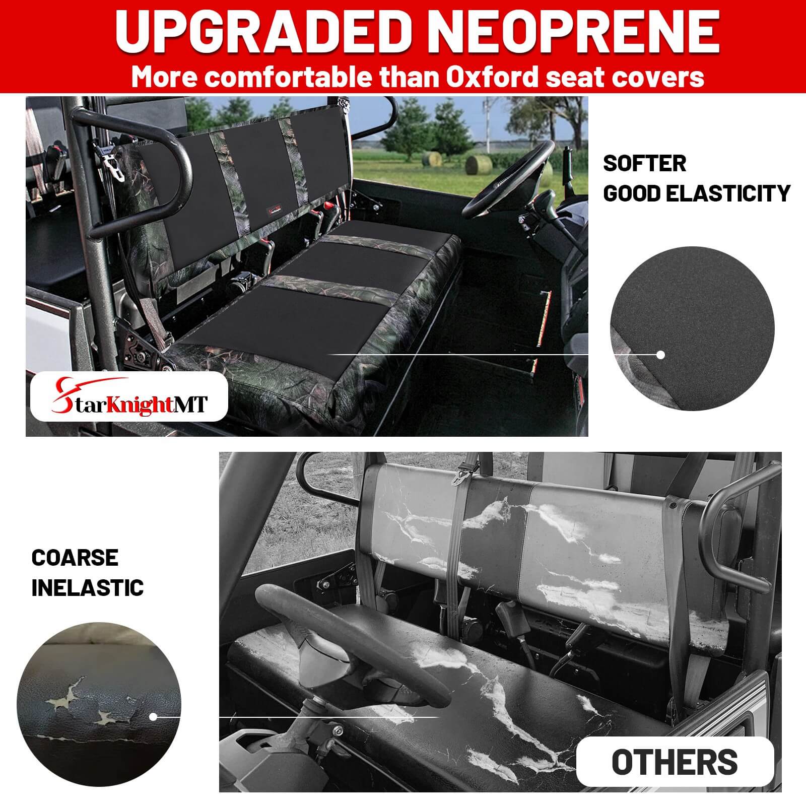 mule seat covers upgraded neoprene more comfortable