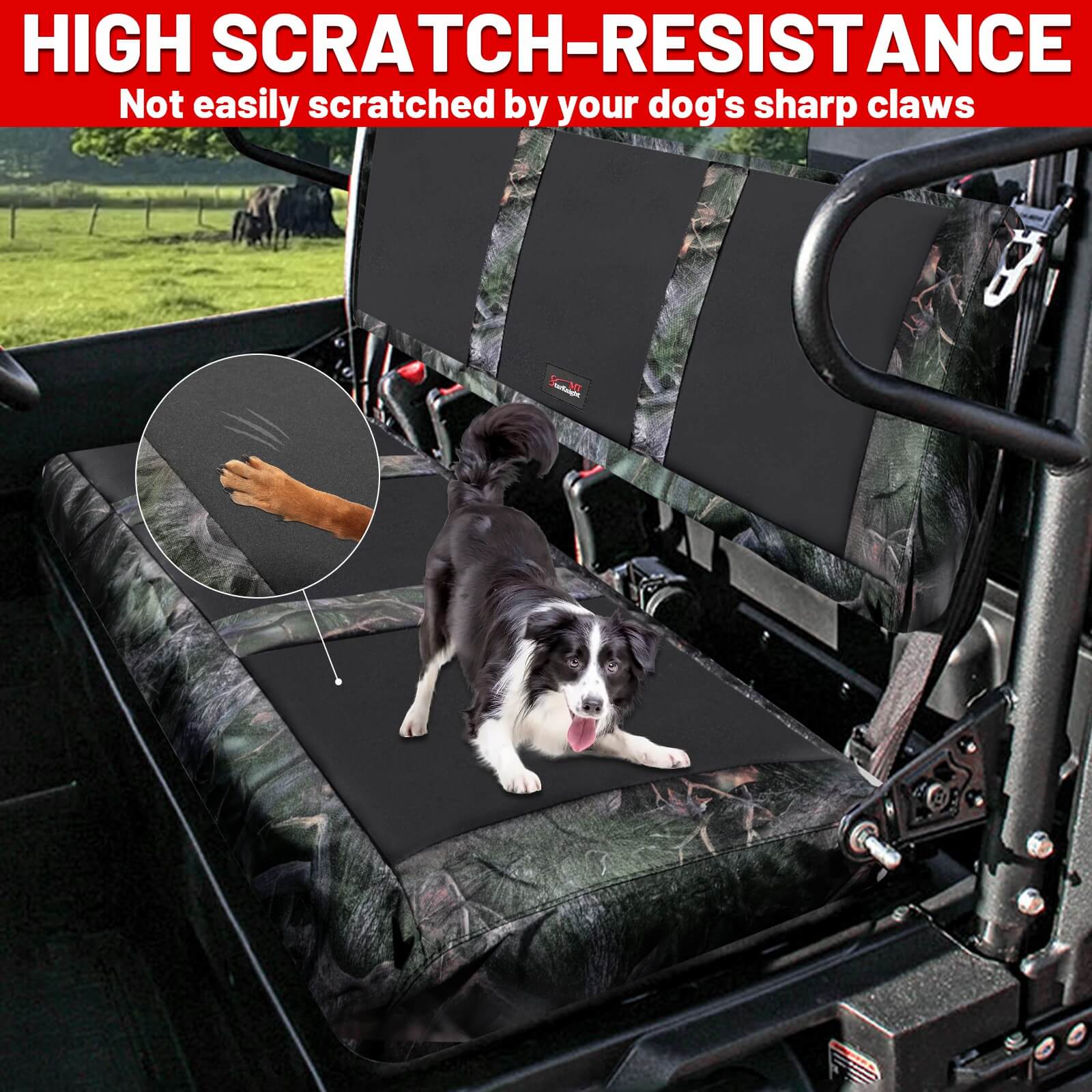 mule pro neoprene camo seat covers high scratch-resistance