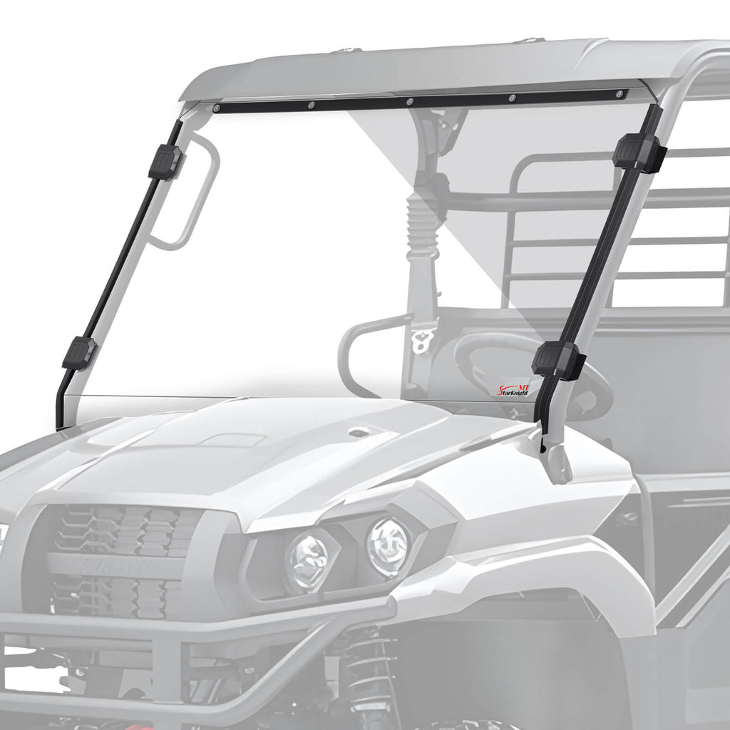 Kawasaki Mule Pro-MX Scratch-Resistant Front Windshield – StarknightMT