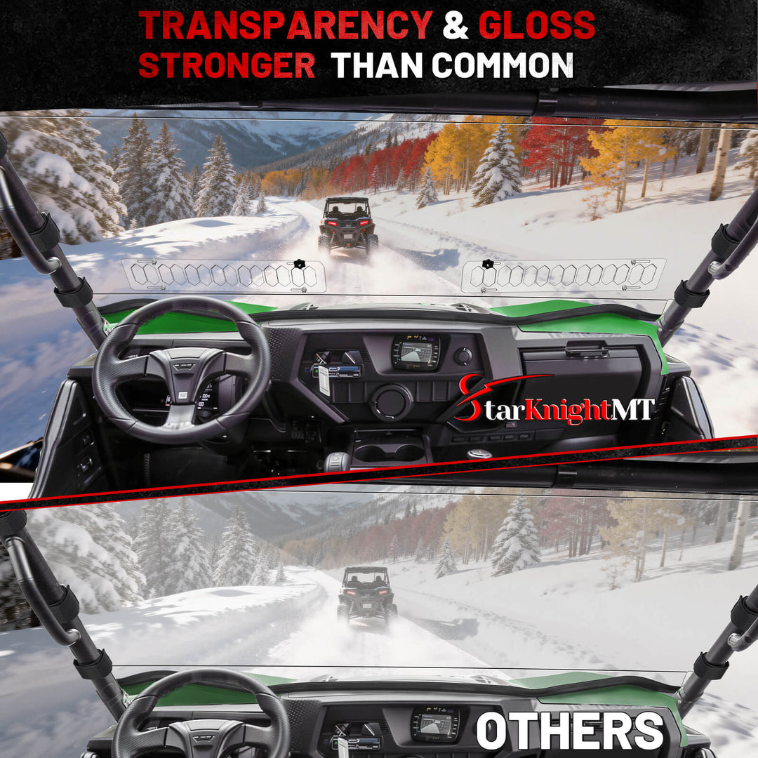 Kawasaki Teryx 4 800 Vent Windshield Transparency