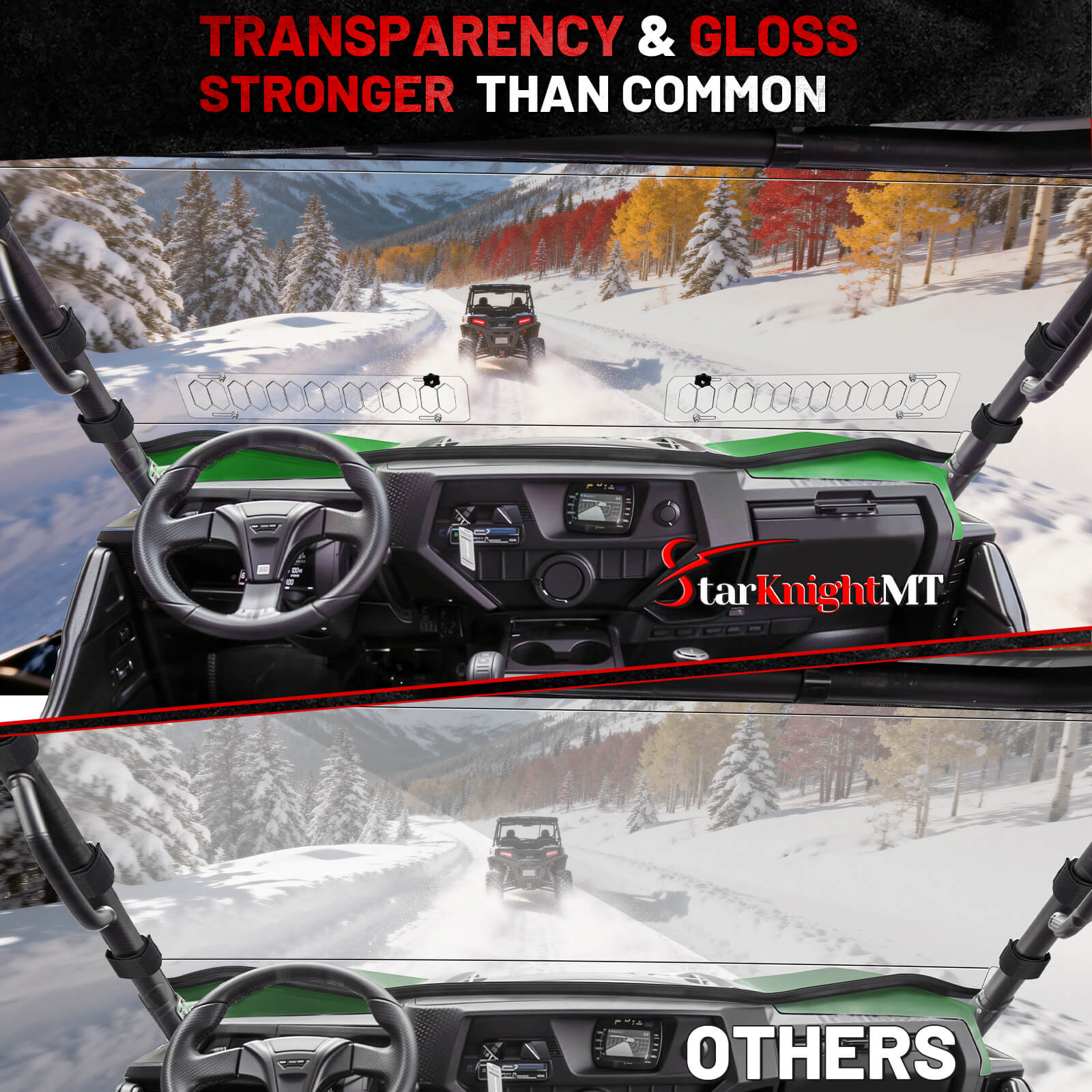 Kawasaki Teryx 4 800 Vent Windshield Transparency
