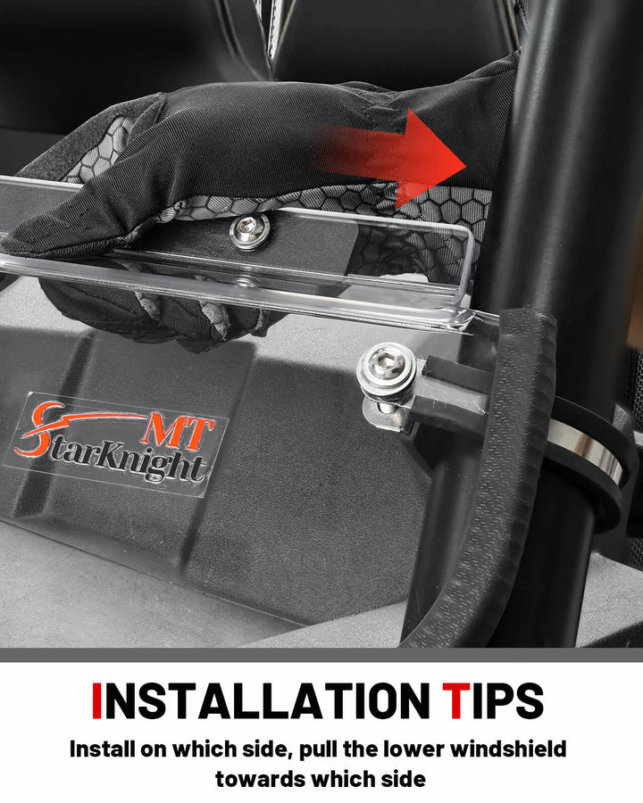 Installation Tips of Kawasaki Teryx KRX 1000 Flip Windshield