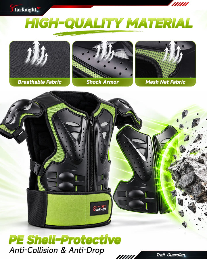 Kids Dirt Bike Armor Suit Chest Protector Ages 3-10 material