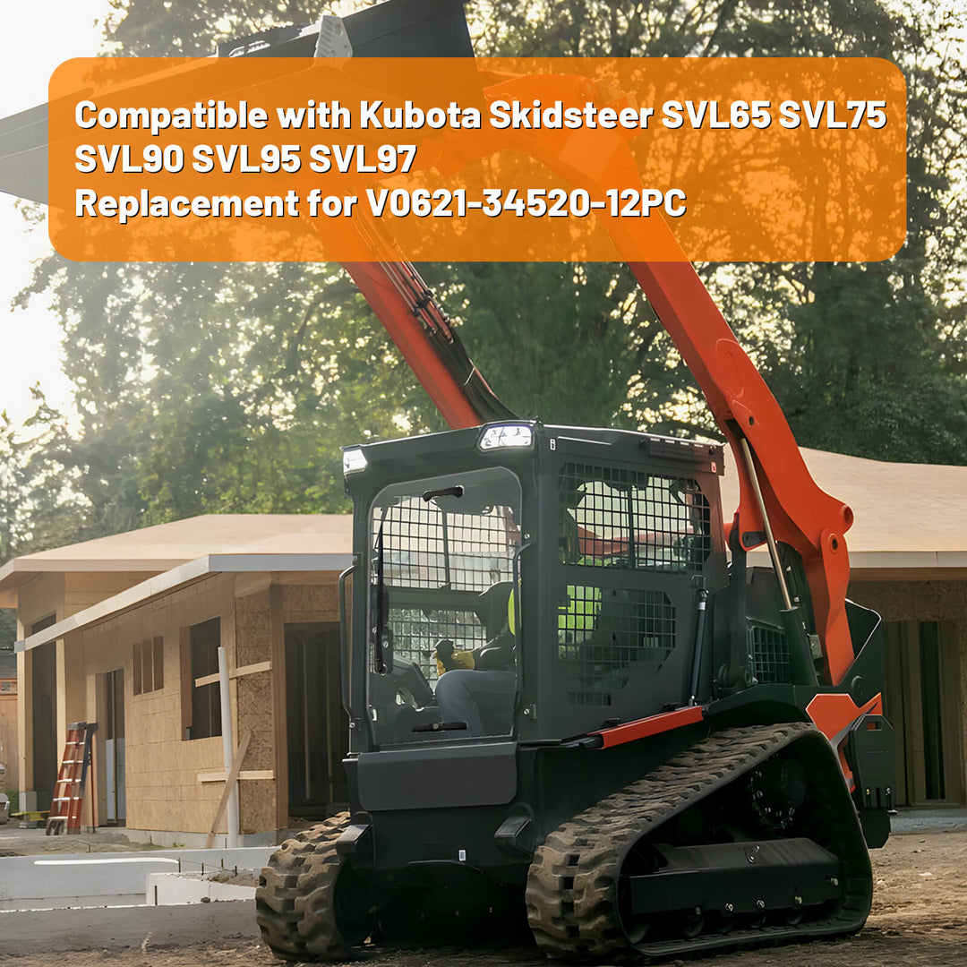 Kubota skidsteer windshield fit SVL65 SVL75