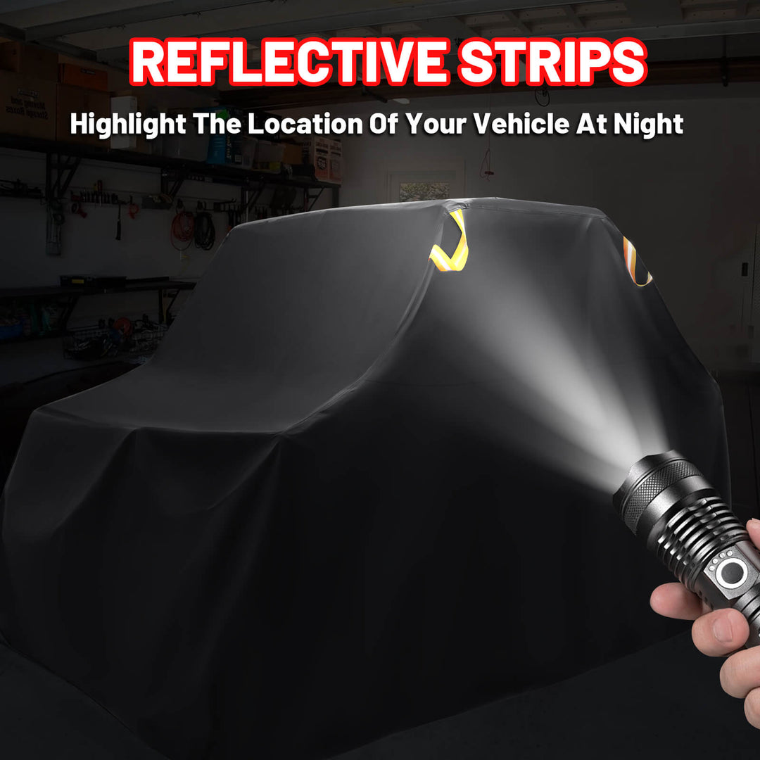 lagre 210d 2-3 seater utv cover with Reflective strips 