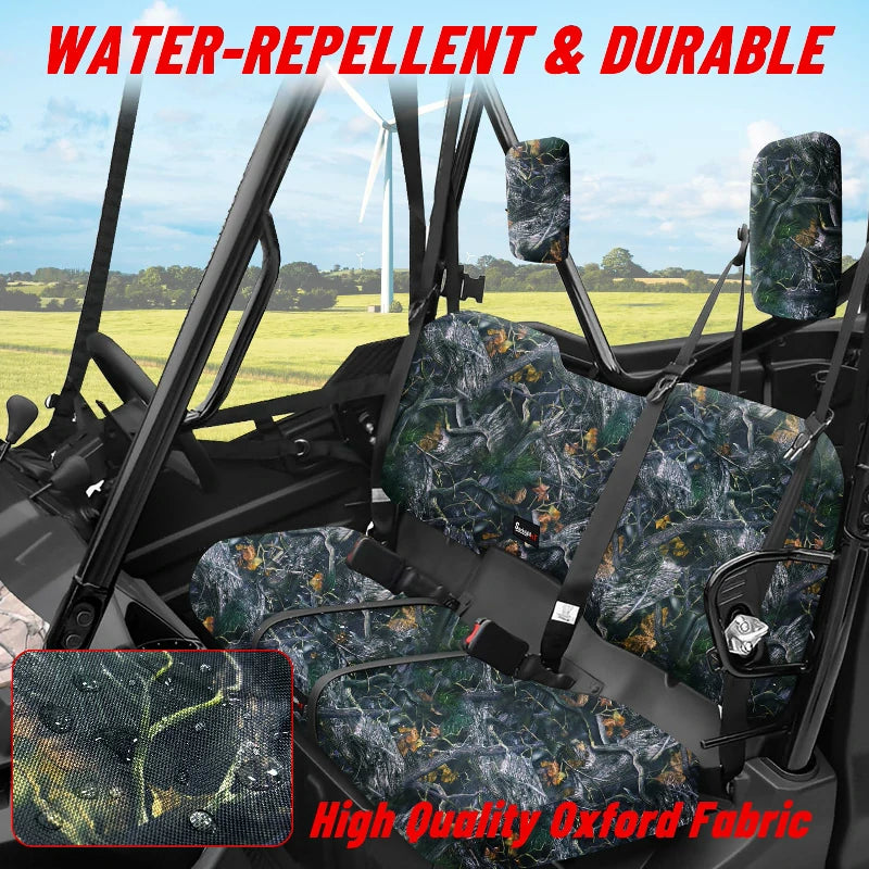pioneer 1000 camo seat cover material