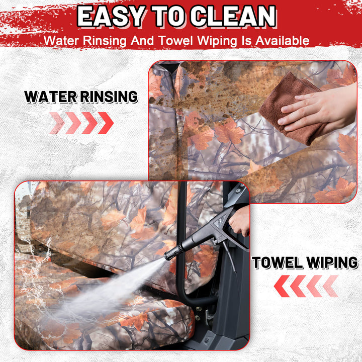 easy to clean the polaris ranger xp 1000 maple camo seat covers