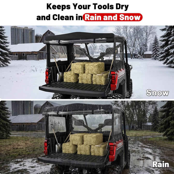 Ranger xp 1000 soft cargo camper bed cover rack keep tools dry and clean