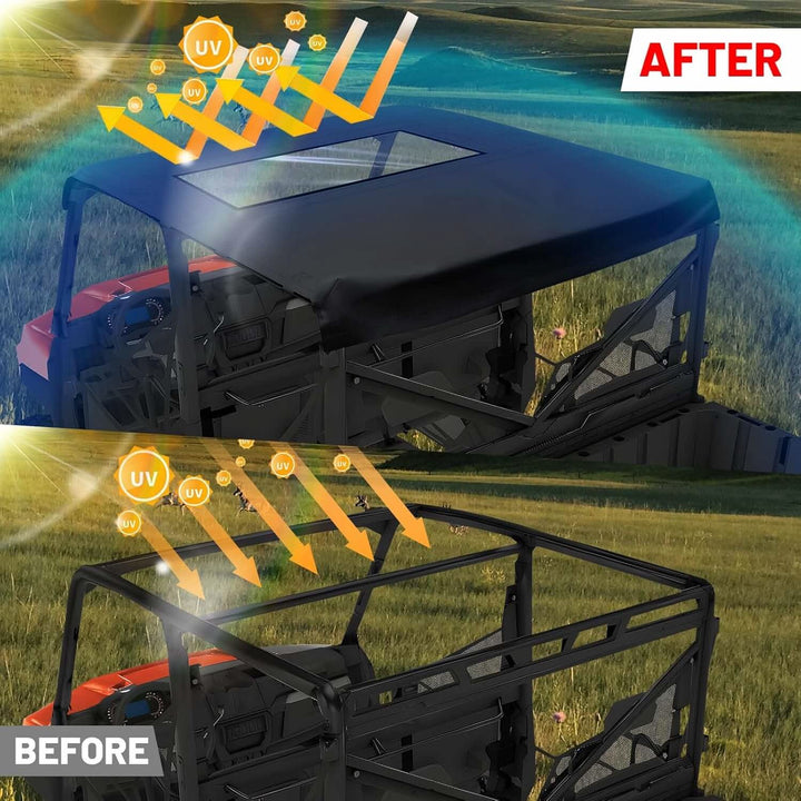 polaris ranger crew soft roof  UV resistance