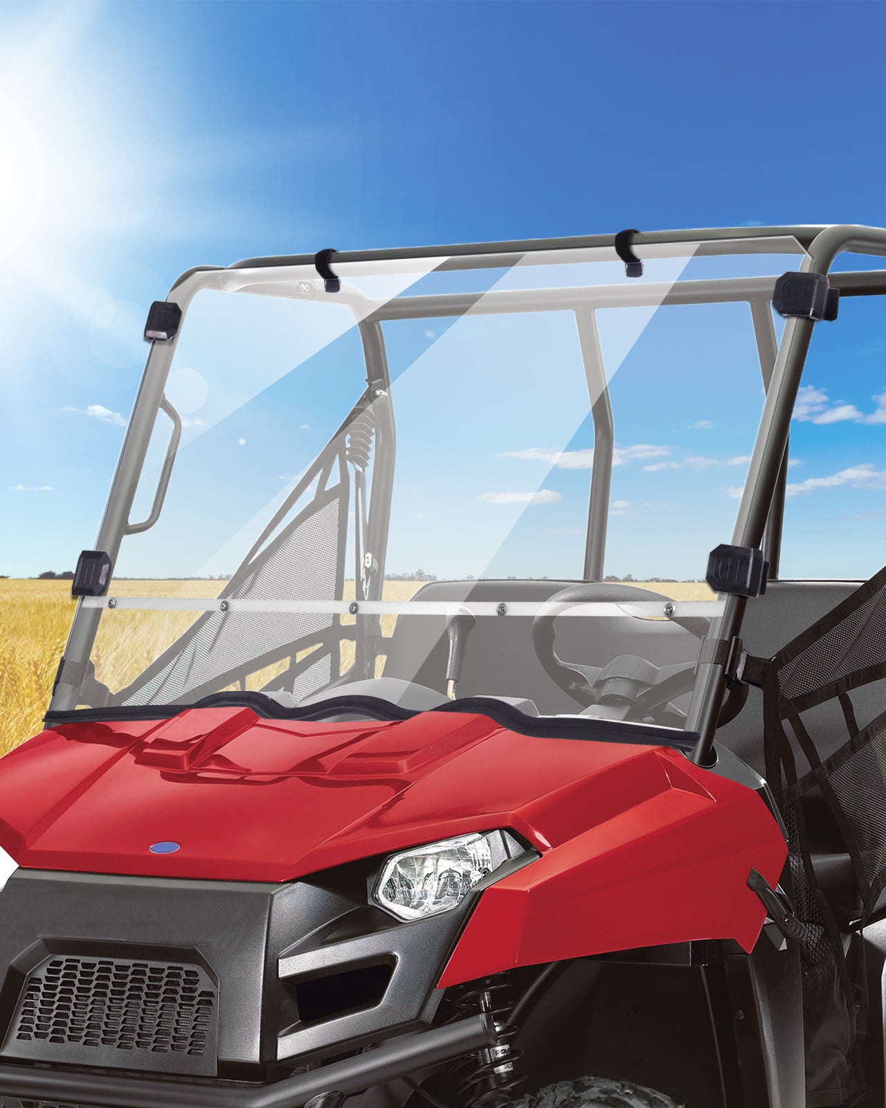 StarknightMT Ranger midsize 400 front windshield