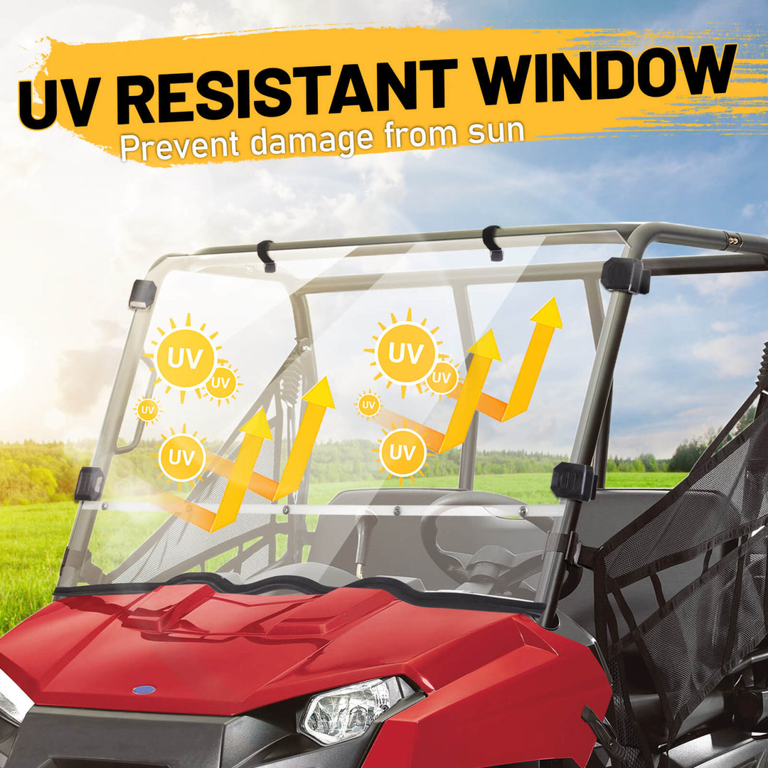 UV-resistant of ranger midsize 400 front windshield