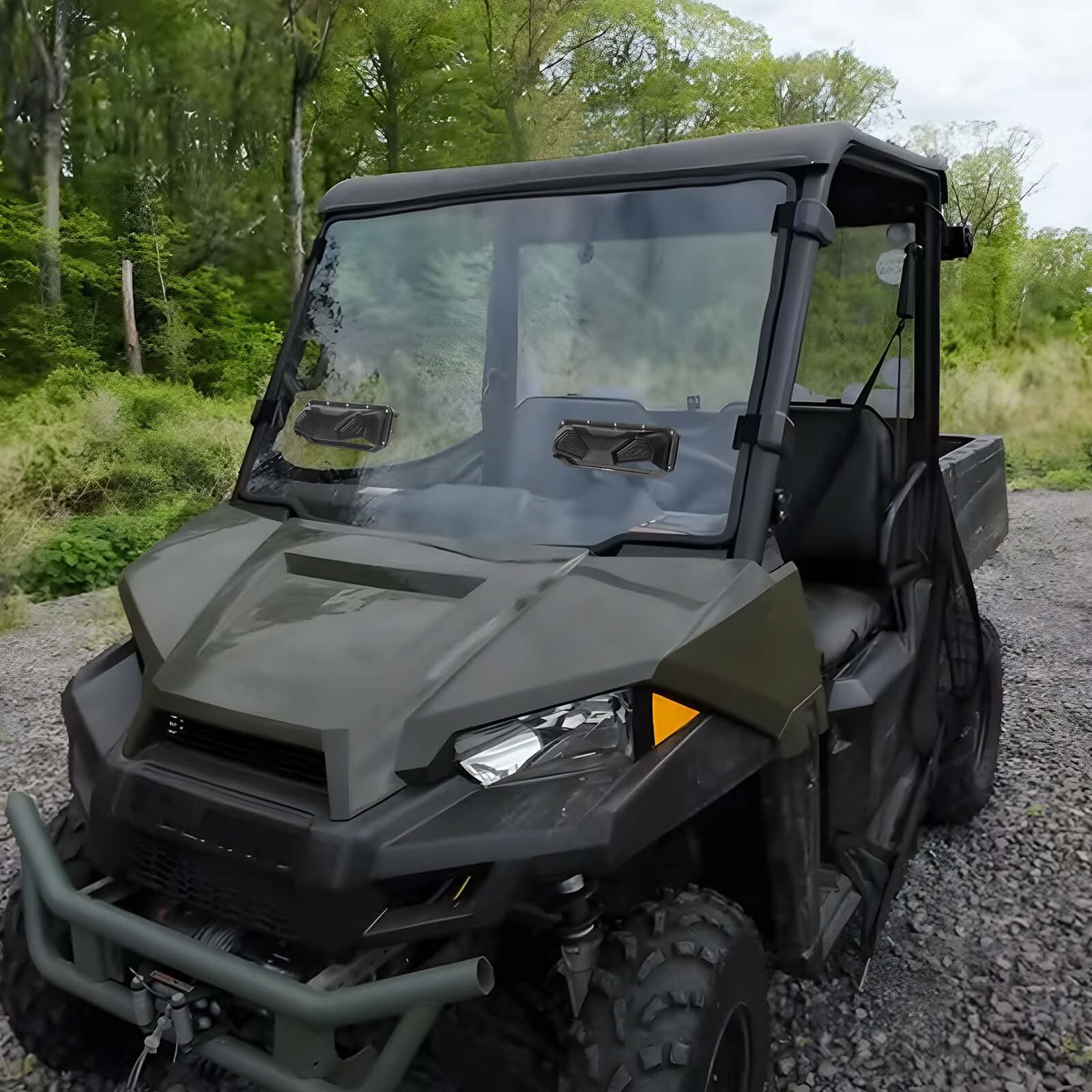 Polaris ranger midsize vented windshield