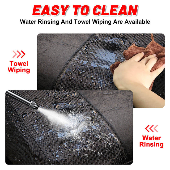 Easy to clean the ranger 1000 black seat cover