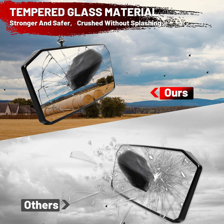 ranger xp 1000 rear view mirror glass material 