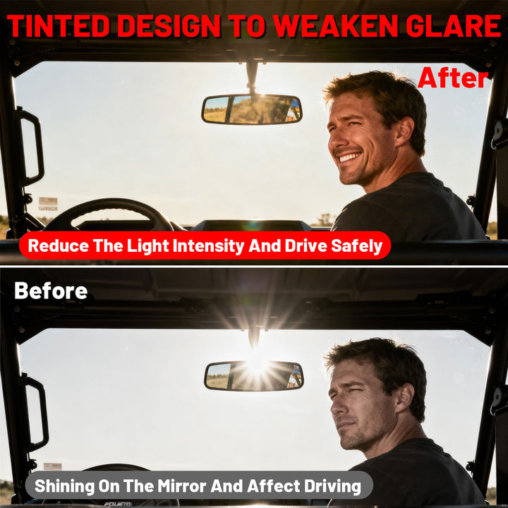 Polaris Ranger xp 1000 tint rear windshield Weaken glare