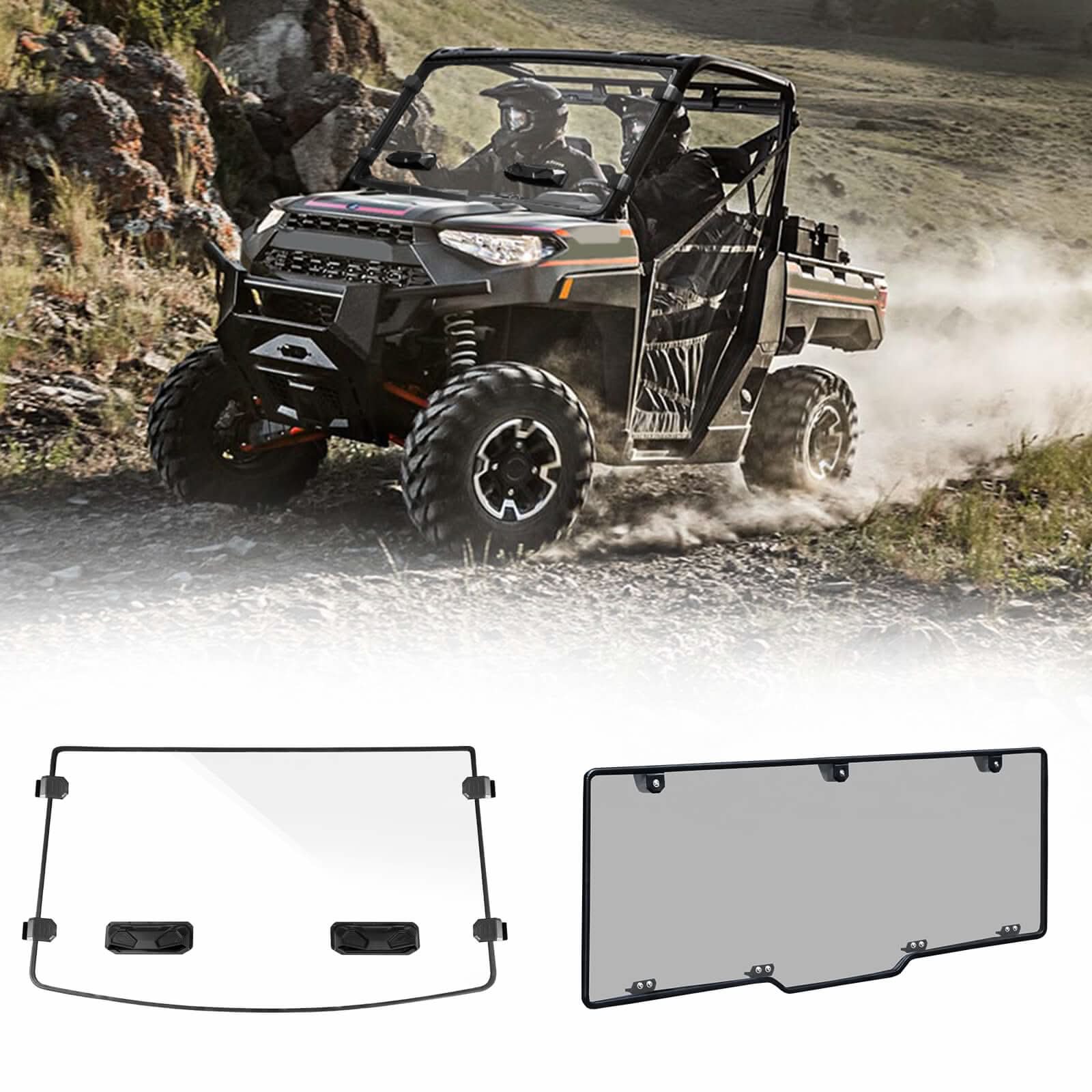 StarknightMT ranger xp 1000 vented and smoked windshields
