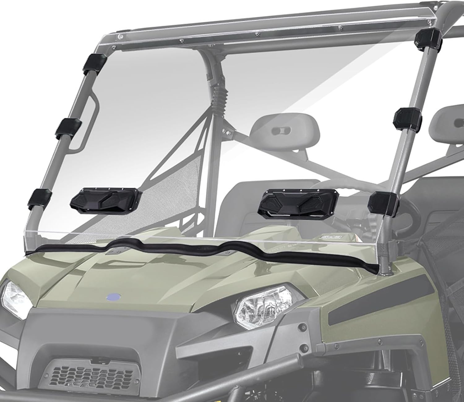 Polaris Ranger XP 800/Crew Vented Windshield – StarknightMT