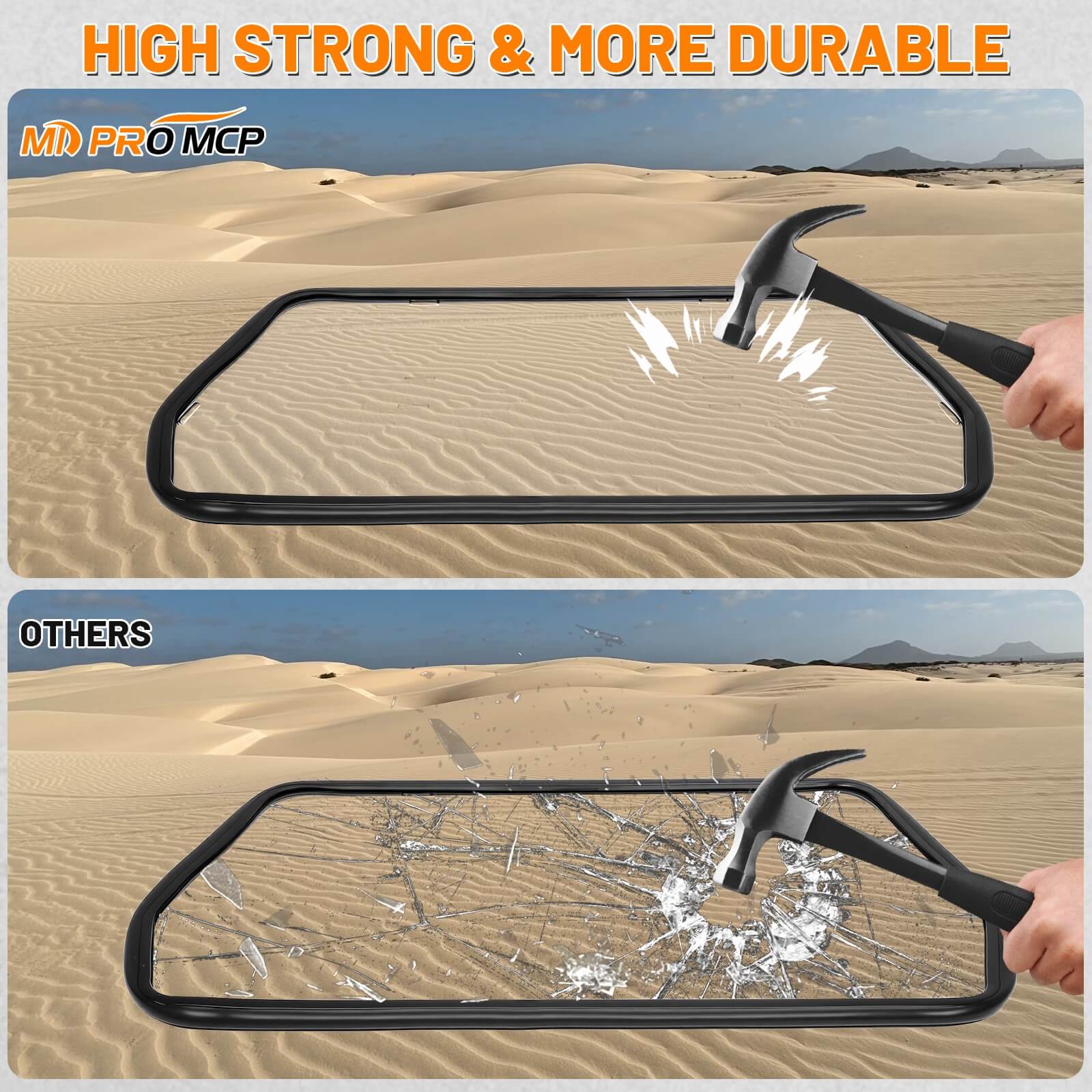 RZR 200 Rear windshield durable and strong