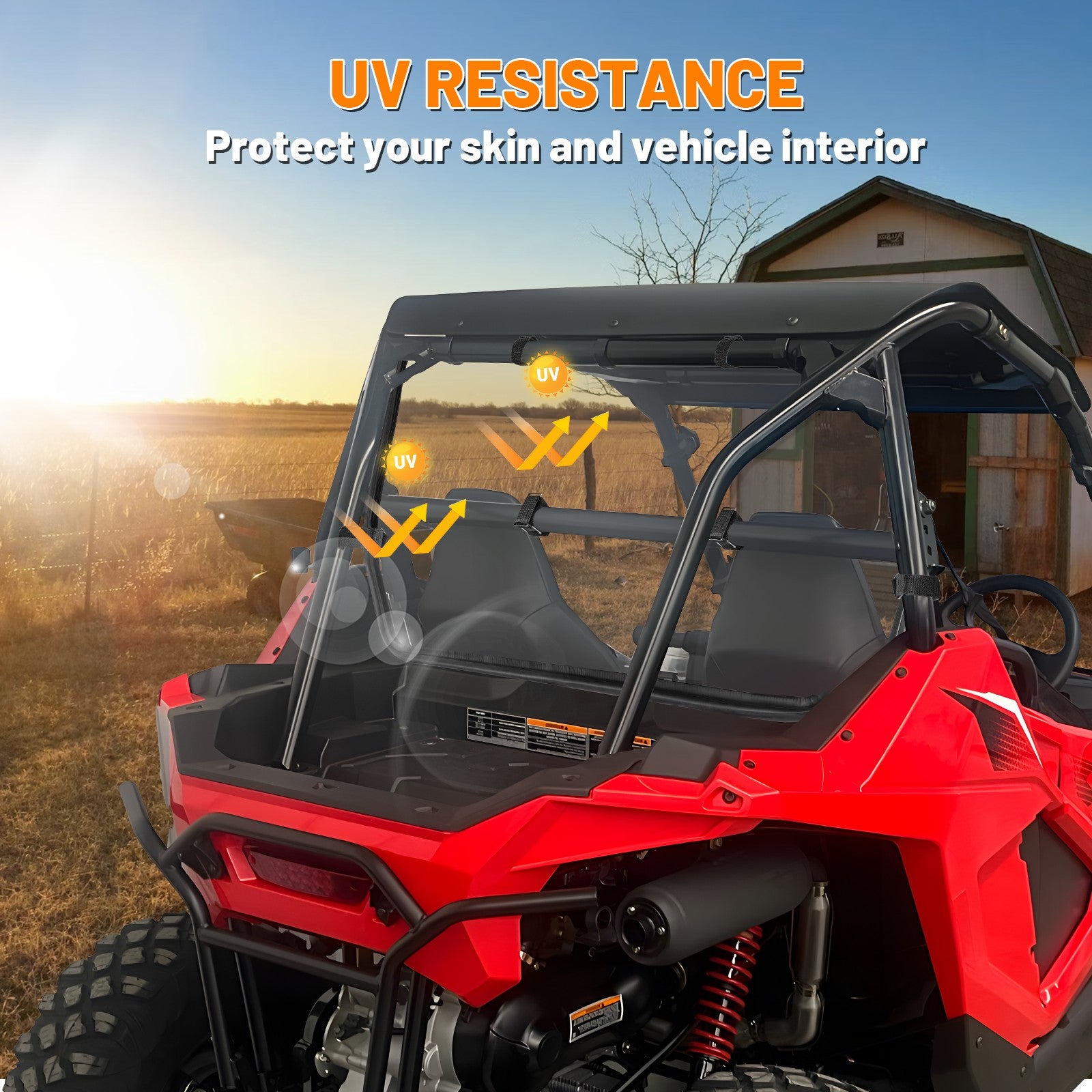 rzr 200 rear windshield uv resistance