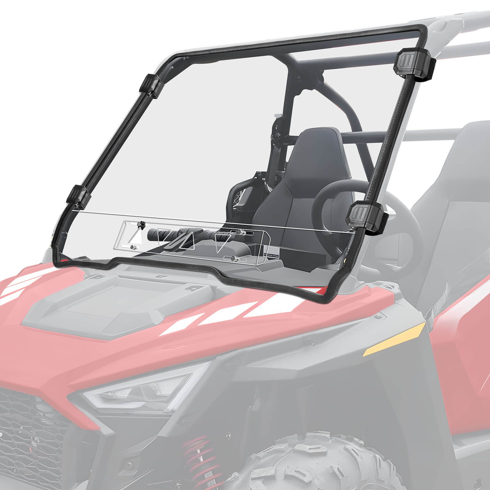 StarknightMT Polaris rzr 200 vented windshield