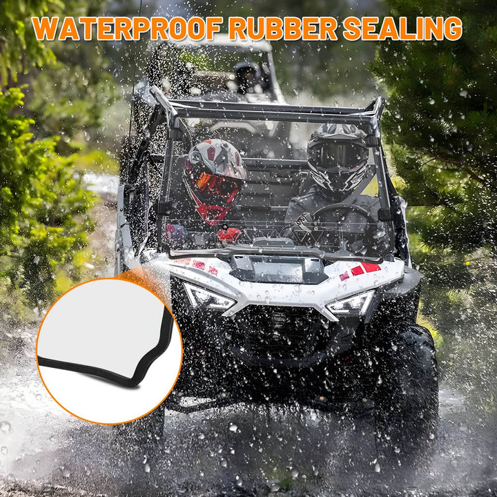 waterproof rubber sealing of RZR 200 vent windshield