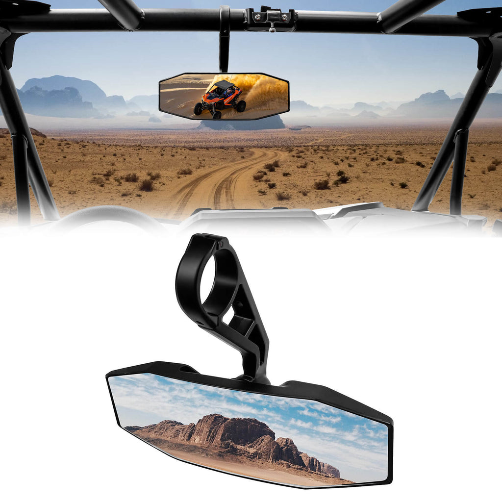 Polaris RZR Convex Rear View Mirror (1.75