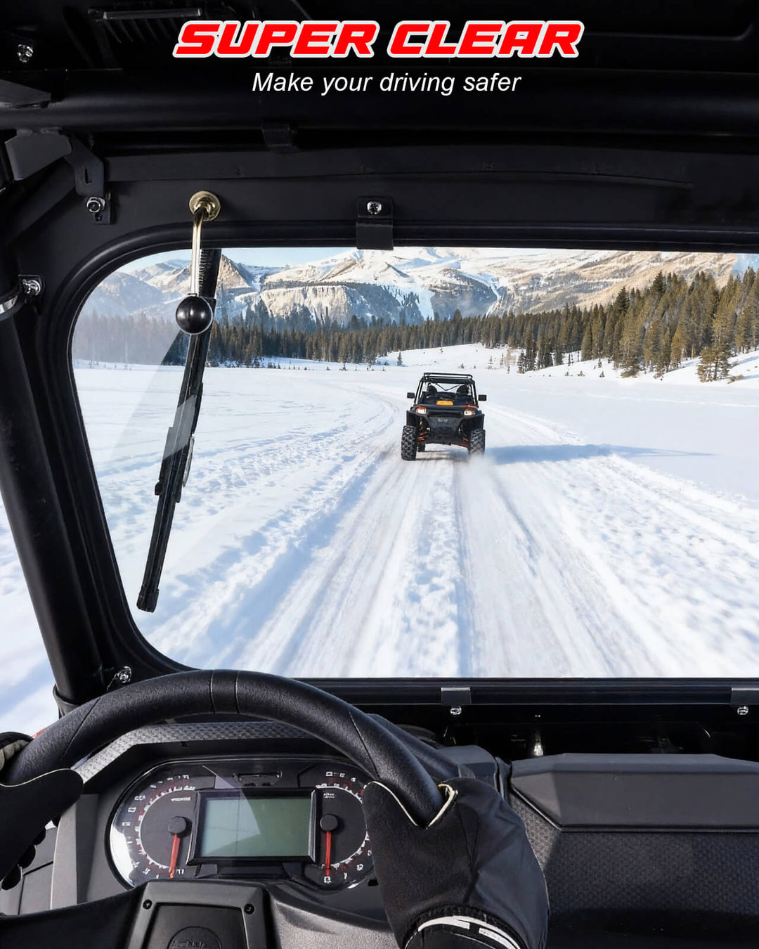 Polaris RZR XP 1000 Glass Windshield super clear