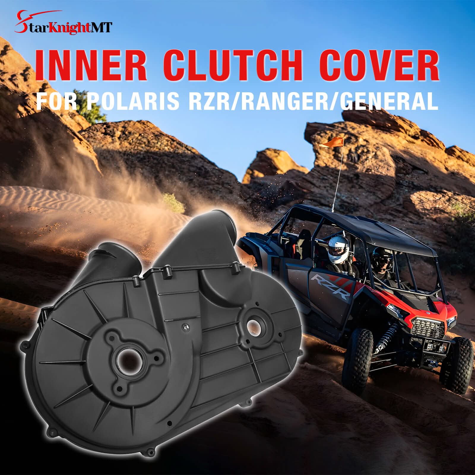 inner clutch cover for polaris rzr/ranger/general