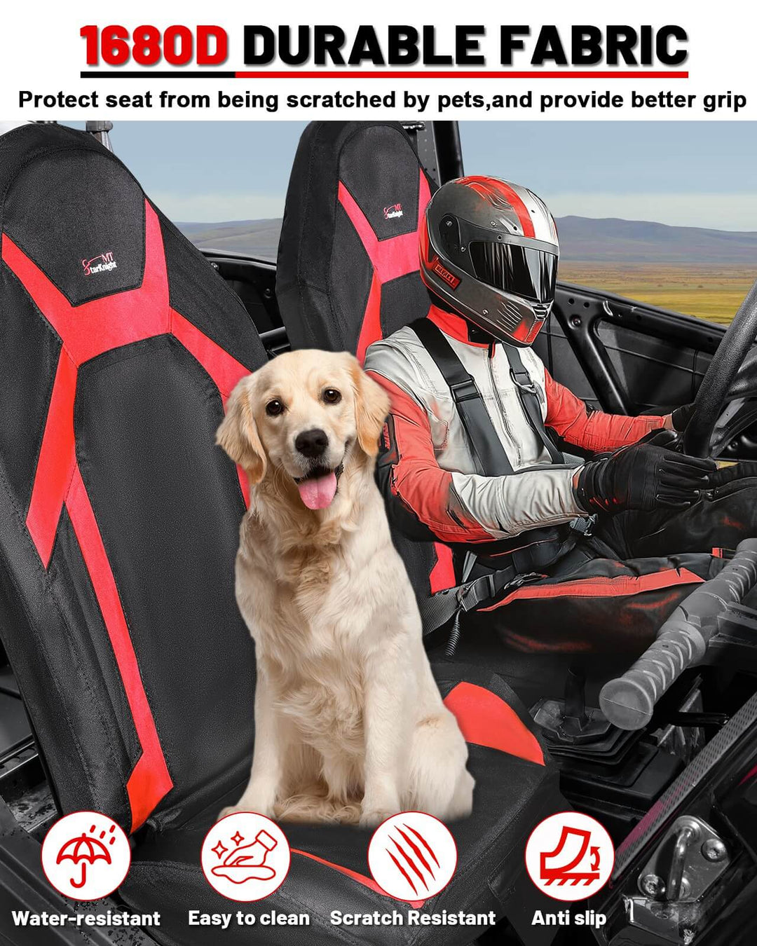 1680D fabric material of rzr xp 1000 seat cover