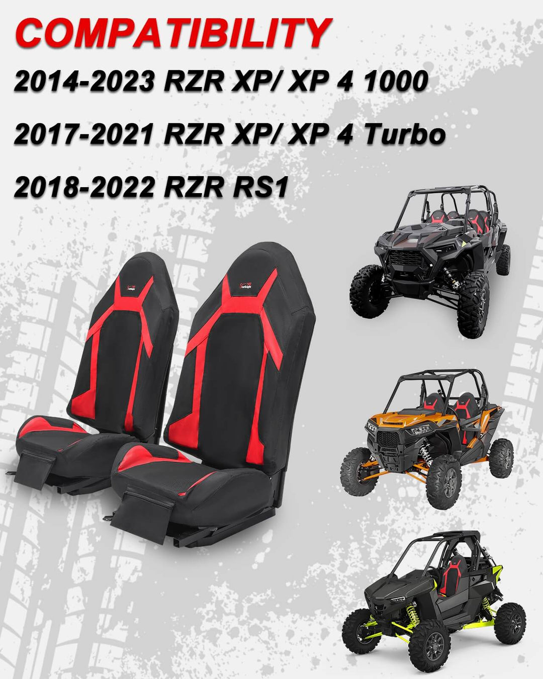 rzr seat cover fit 2014-2023 rzr xp 1000