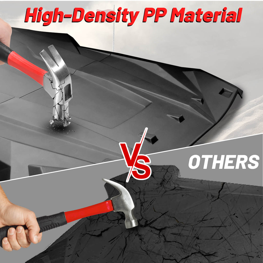 Polaris rzr roof made of PP material