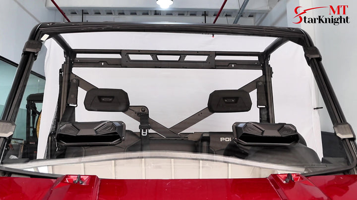 Polaris ranger vented front windshield installation