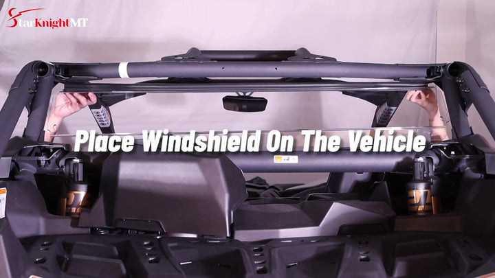 Can-Am x3 clear rear windshield installation video