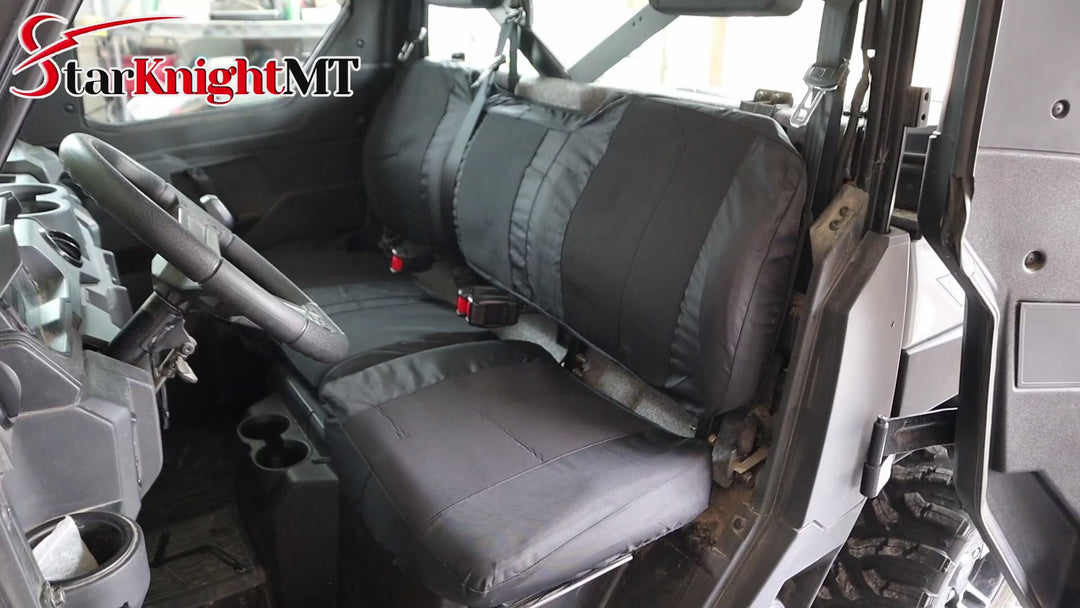 Polaris ranger xp 1000 balck seat cover video