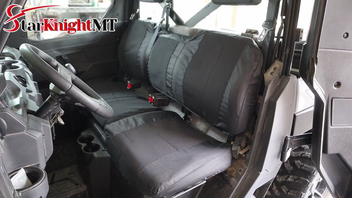 Polaris ranger xp 1000 balck seat cover video