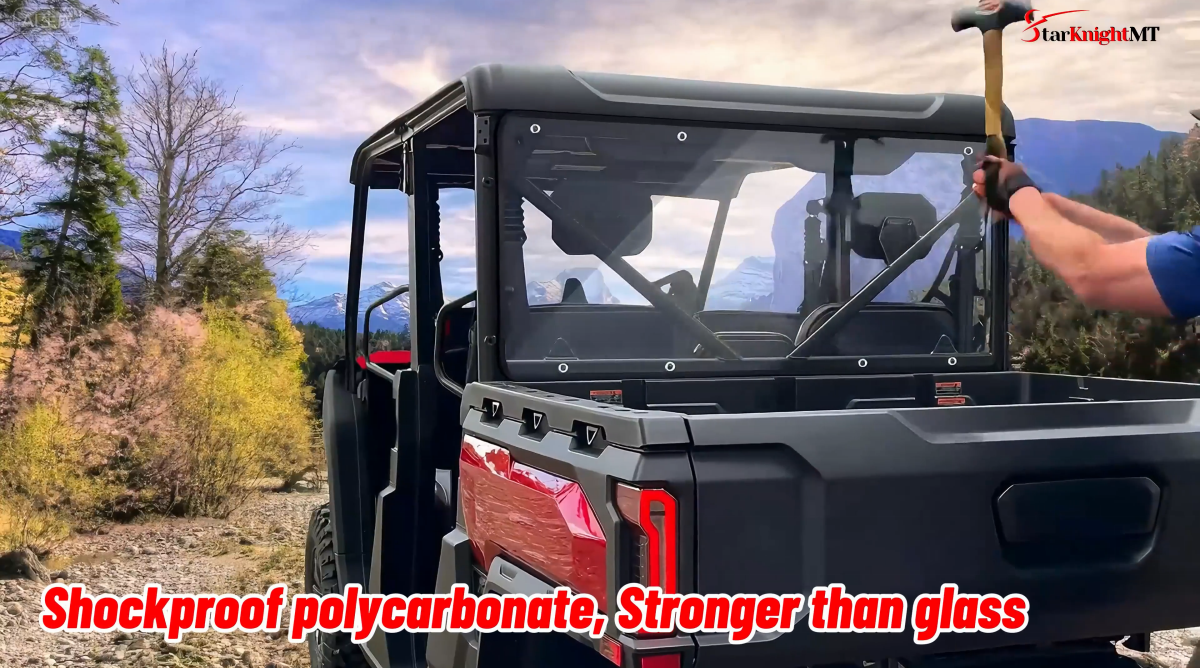 cfmoto uforce u10 pro xl rear windshield