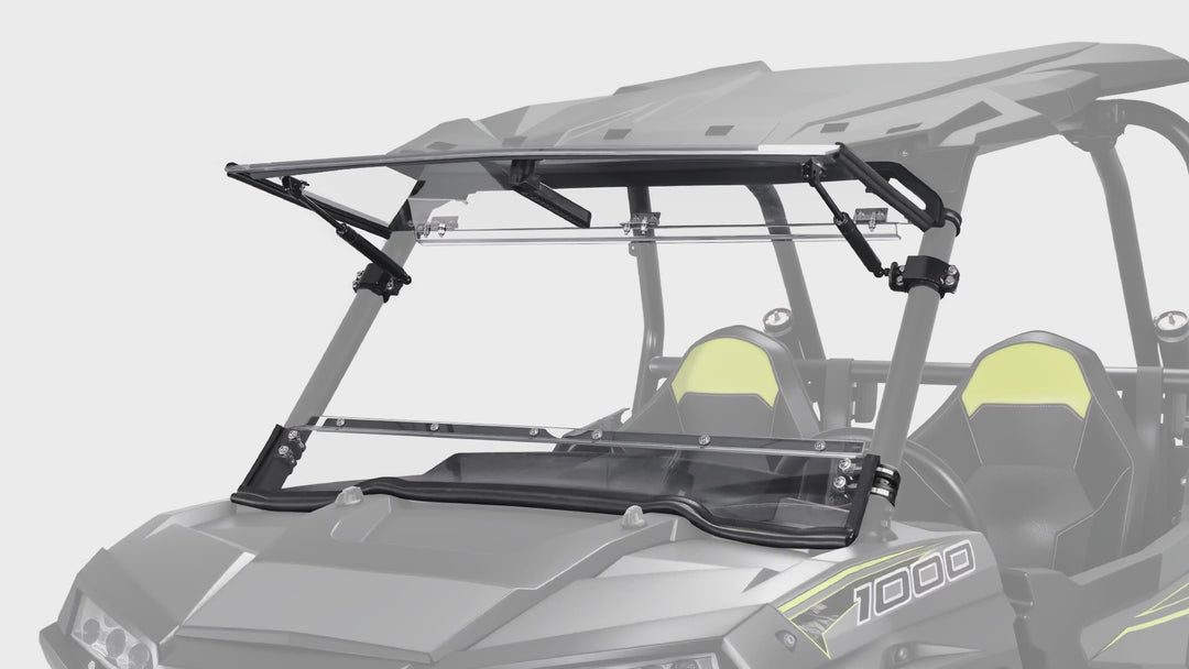 Polaris RZR XP 1000 Flip Windshield installation