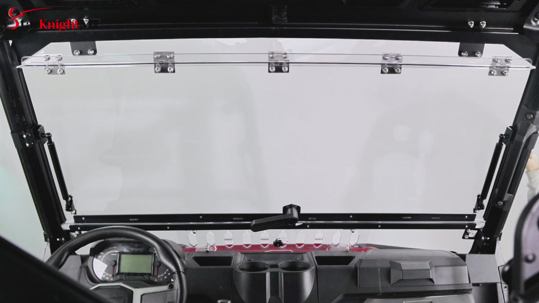 StarknightMT Ranger 1000 Flip Windshield  With Sliding Window