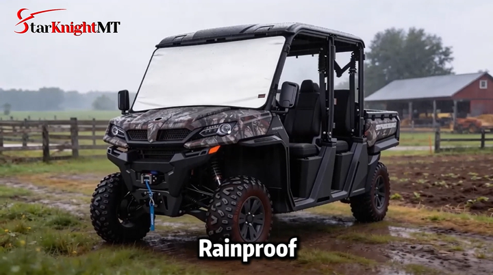 CFMOTO uforce u10 pro windshield snow cover