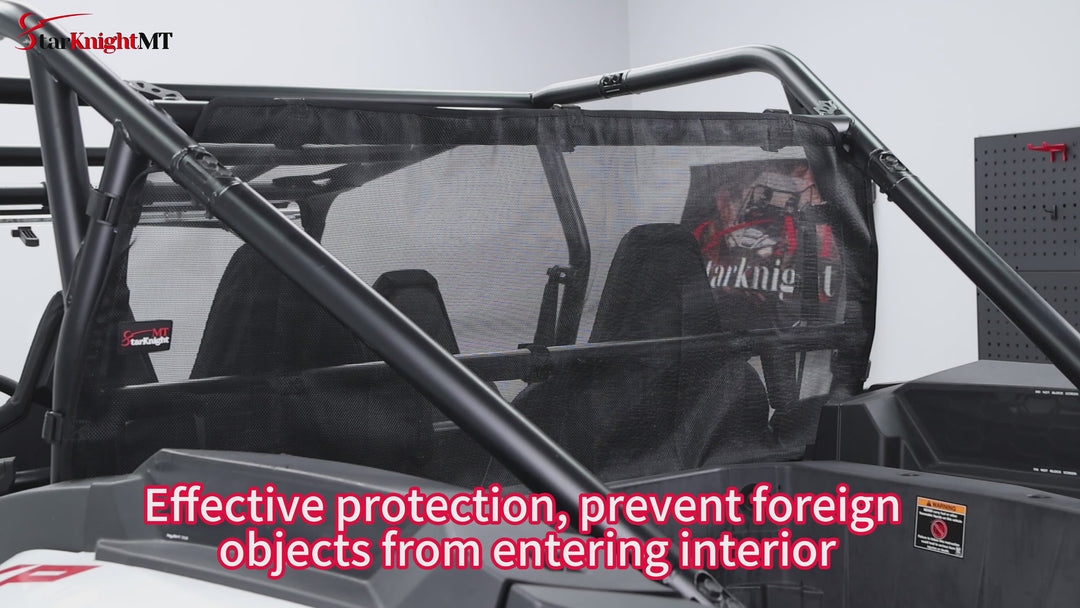 2024 Polaris RZR XP 1000 soft rear window net features