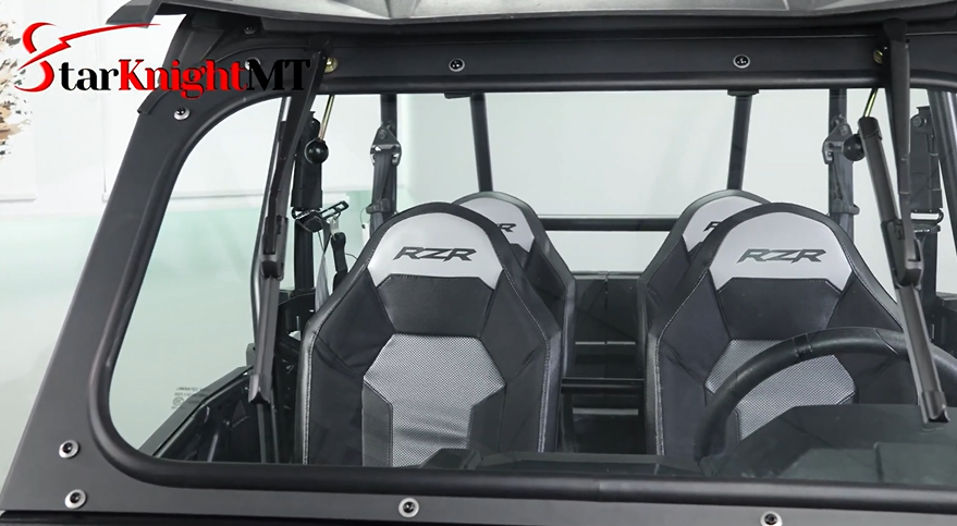StarknightMT Polaris rzr xp 1000 glass windshield details