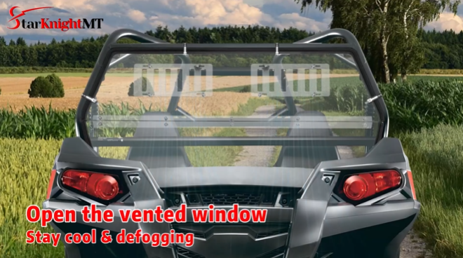 Introduction of the rzr vented rear windshield