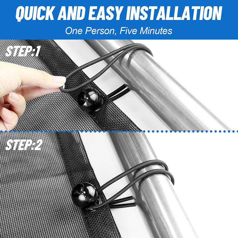 quick and easy to  install the pioneer window net