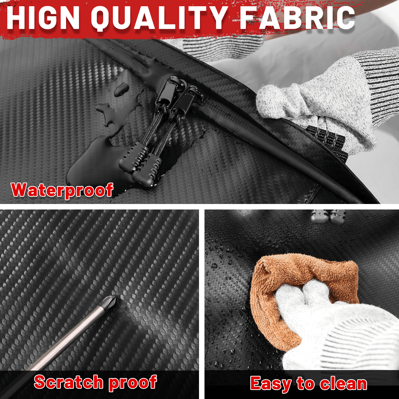 high-qualityfabric material of UTV drive belt bag