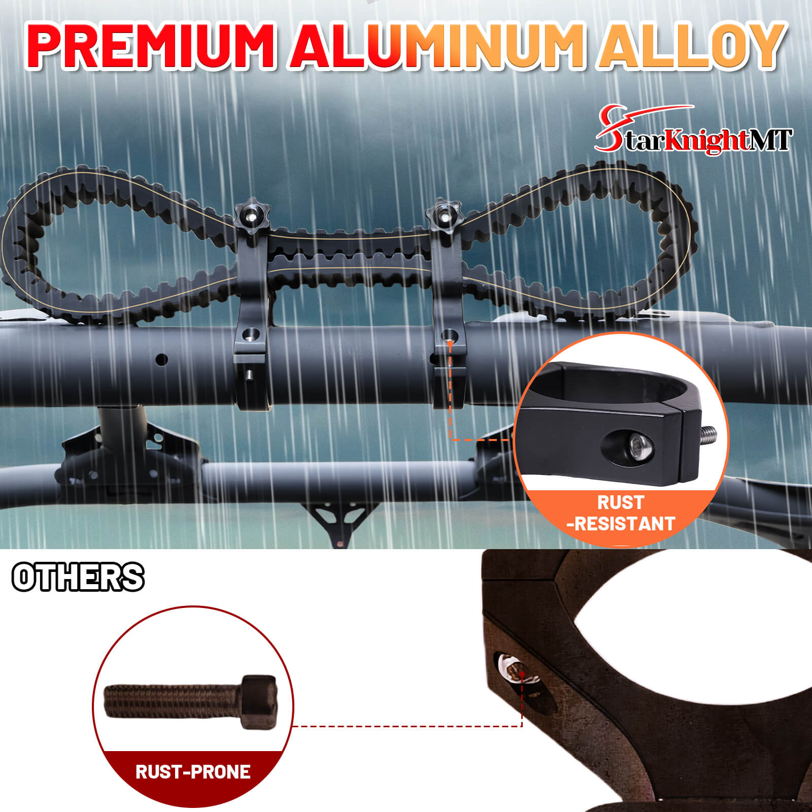 utv drive belt holder use alluminum alloy