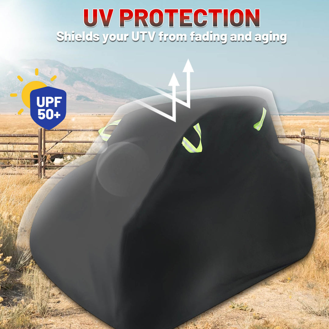 upgraded 2-3 seater UTV cover with UV protection 