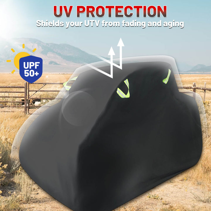 upgraded 2-3 seater UTV cover with UV protection 