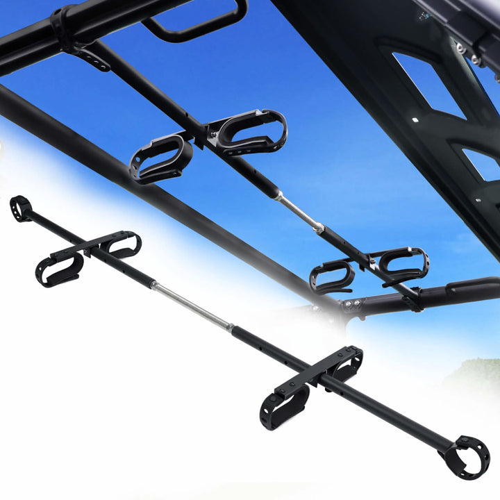 StarknightMT overhead utv gun rack fit 48"-57" Spacing