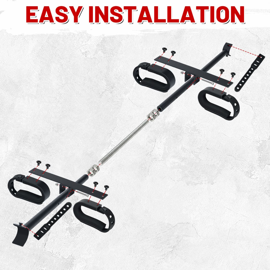 easy to install upgraded utv overhead gun rack