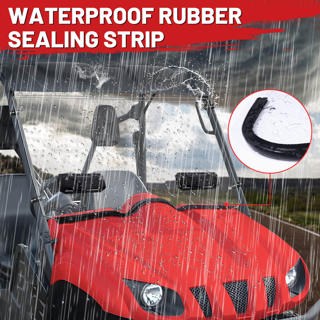 rhino 660 vent windshield rubber sealing strip